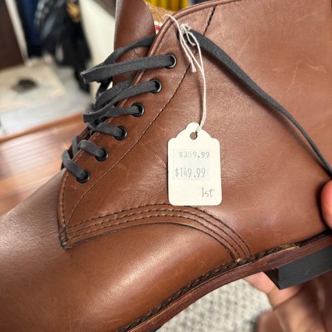 Red Wing Sheldon in S.B. Foot Teak Featherstone