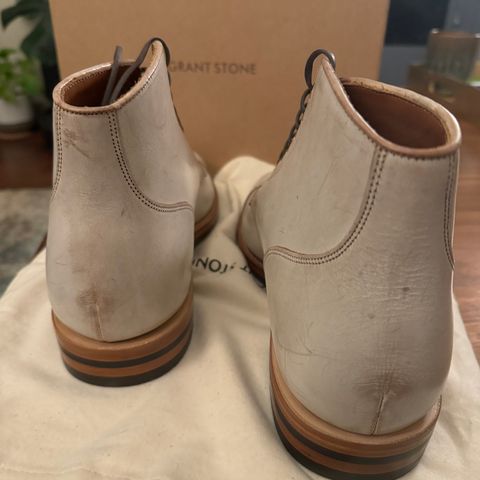 Grant Stone Garrison Boot in Conceria Walpier Ghost Buttero