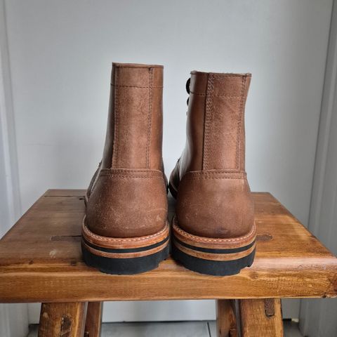 Oak Street Bootmakers Trench Boot in Maryam Cullata Cavallo Reverse Horse Rump