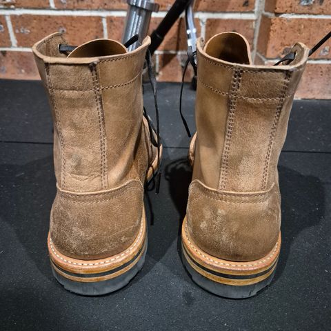 Oak Street Bootmakers Trench Boot in Maryam Cullata Cavallo Reverse Horse Rump