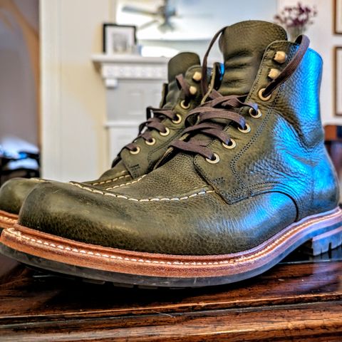 Grant Stone Brass Boot in Badalassi Carlo Oliva Minerva Box