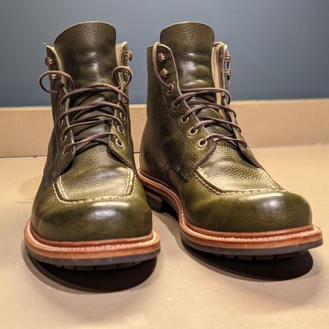 Grant Stone Brass Boot in Badalassi Carlo Oliva Minerva Box