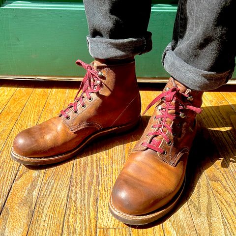 Red Wing Blacksmith in S.B. Foot Copper Rough and Tough