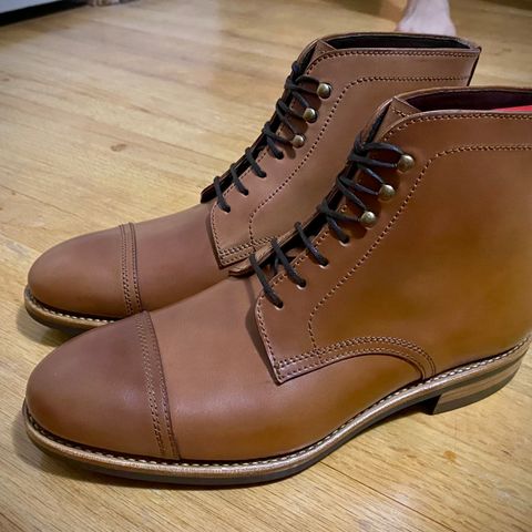 Carmina Dress Boots 80179 in Horween Natural Shell Cordovan