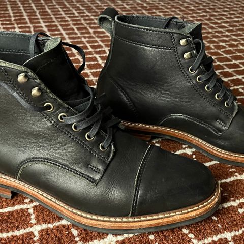 Rancourt & Co. Byron Boot in Horween Black Chromexcel