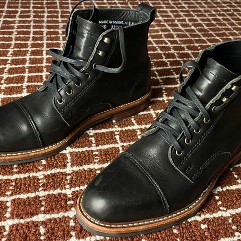 Rancourt & Co. Byron Boot in Horween Black Essex