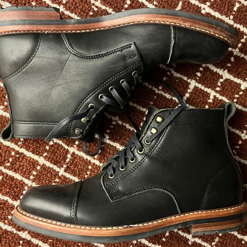 Rancourt & Co. Byron Boot in Horween Black Essex
