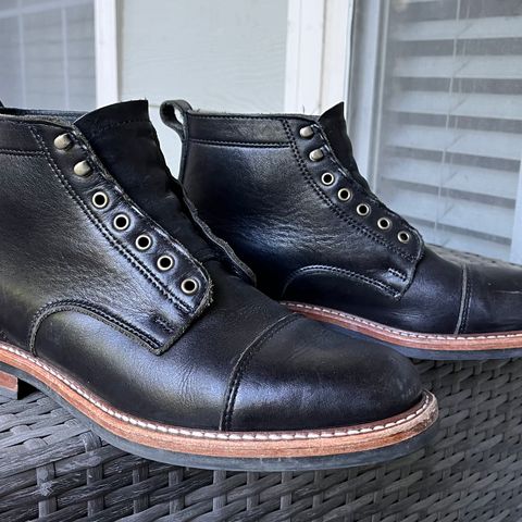 Rancourt & Co. Byron Boot in Horween Black Essex