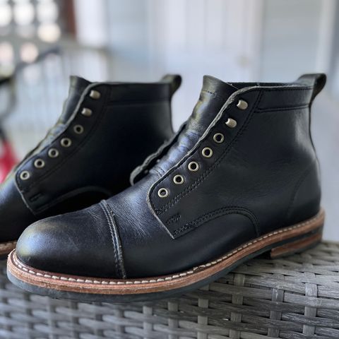 Rancourt & Co. Byron Boot in Horween Black Essex