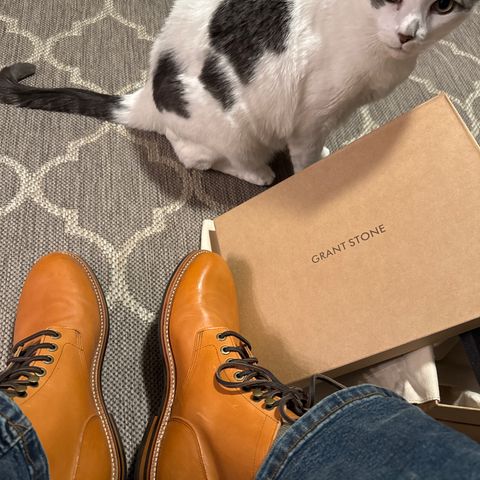 Grant Stone Diesel Boot in Horween Tan Essex