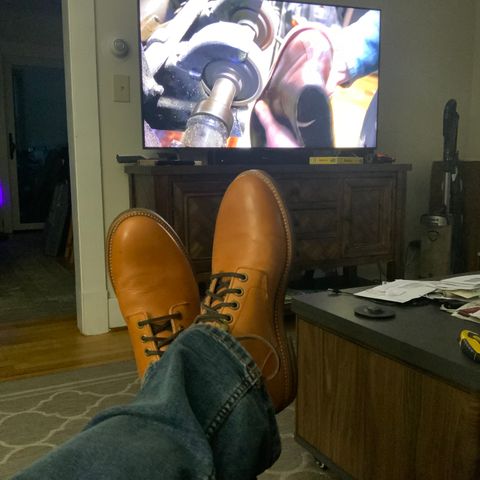 Grant Stone Diesel Boot in Horween Tan Essex