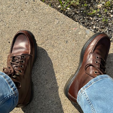 Timberland Moc Toe Boot in Unknown Leather