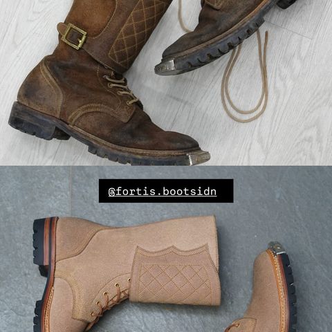 Fortis Dust Rider in Wickett & Craig Russet Skirting