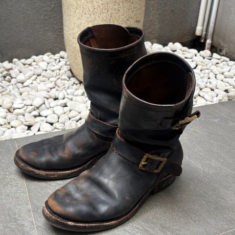 Fortis Yudistira Engineer Boots in Indonesian Black Teacore