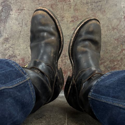 Fortis Yudistira Engineer Boots in Indonesian Black Teacore