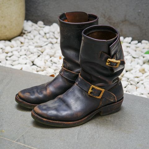 Fortis Yudistira Engineer Boots in Indonesian Black Teacore