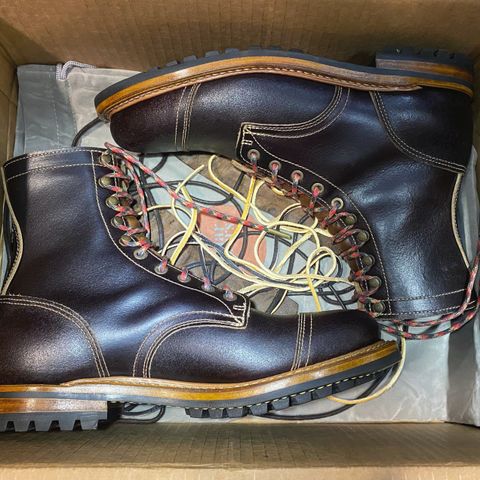 Truman Cap Toe Boot in Horween Java Waxed Flesh