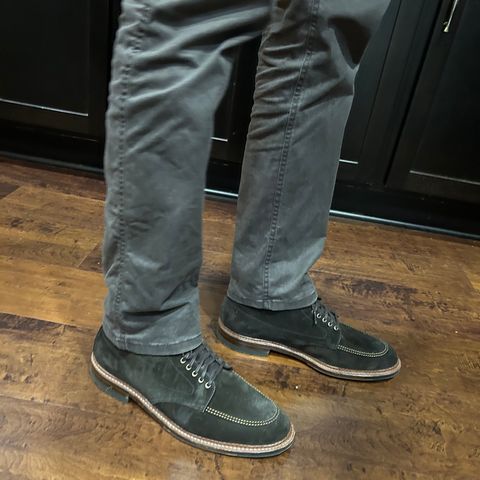 Alden Indy Boot in Dark Brown Suede