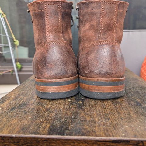Truman Cap Toe Boot in C.F. Stead Snuff Waxy Commander Suede