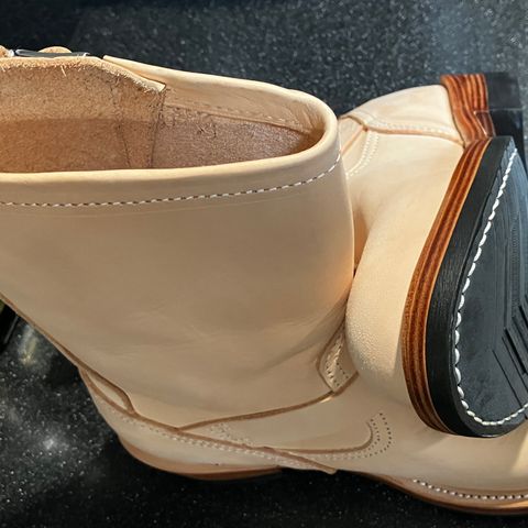 KIND 1930s Engineer Boots in Italian Veg-Tanned Leather