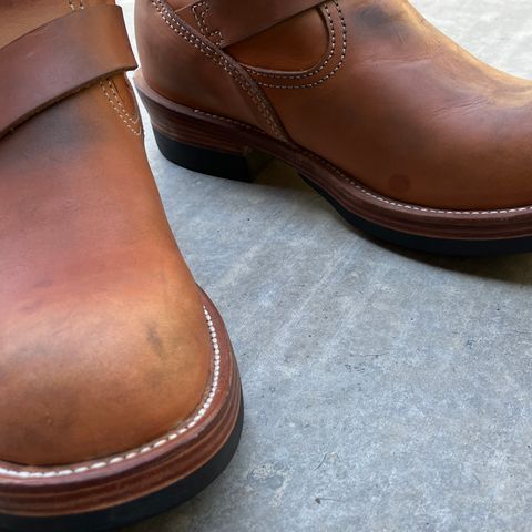KIND 1930s Engineer Boots in Italian Veg-Tanned Leather