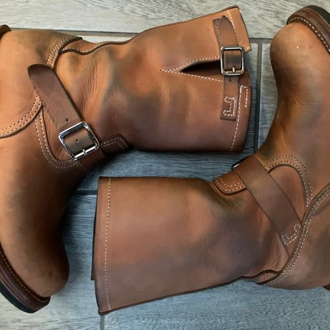 KIND 1930s Engineer Boots in Italian Veg-Tanned Leather