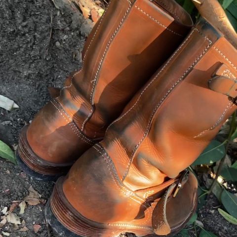 KIND 1930s Engineer Boots in Italian Veg-Tanned Leather