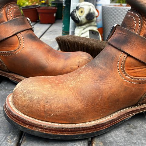 KIND 1930s Engineer Boots in Italian Veg-Tanned Leather