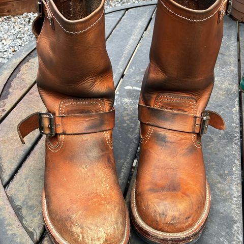 KIND 1930s Engineer Boots in Italian Veg-Tanned Leather
