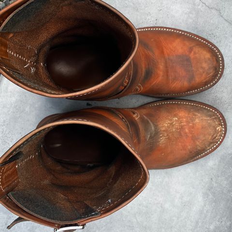KIND 1930s Engineer Boots in Italian Veg-Tanned Leather