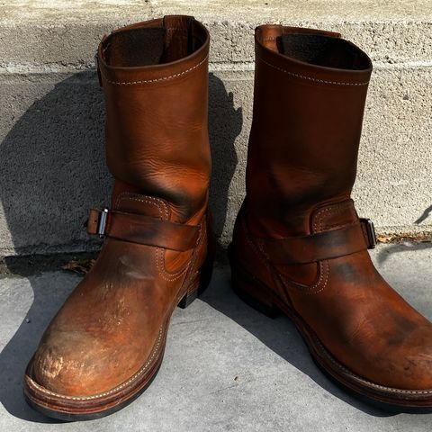 KIND 1930s Engineer Boots in Italian Veg-Tanned Leather