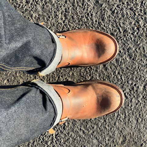 KIND 1930s Engineer Boots in Italian Veg-Tanned Leather