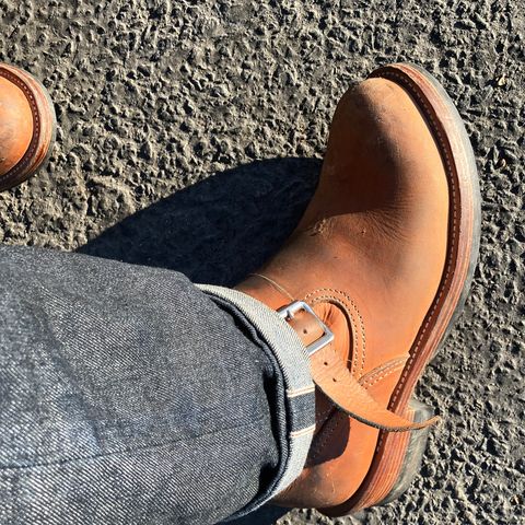 KIND 1930s Engineer Boots in Italian Veg-Tanned Leather