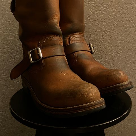 KIND 1930s Engineer Boots in Italian Veg-Tanned Leather