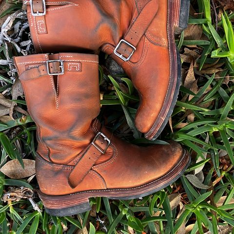 KIND 1930s Engineer Boots in Italian Veg-Tanned Leather