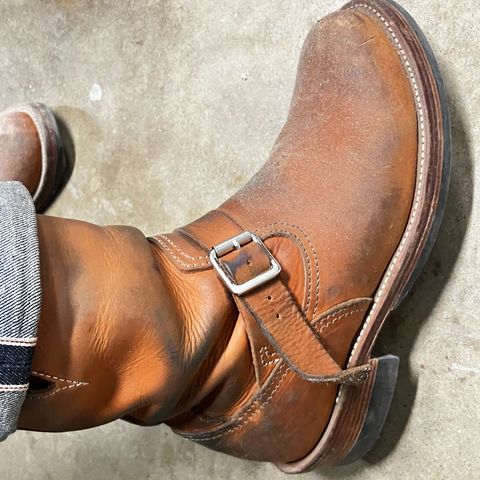 KIND 1930s Engineer Boots in Italian Veg-Tanned Leather