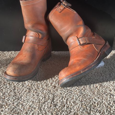 KIND 1930s Engineer Boots in Italian Veg-Tanned Leather