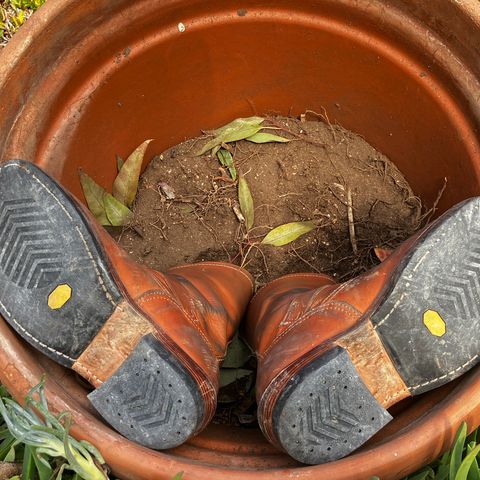 KIND 1930s Engineer Boots in Italian Veg-Tanned Leather