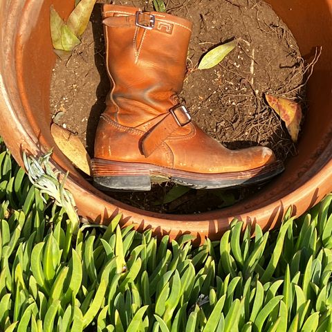 KIND 1930s Engineer Boots in Italian Veg-Tanned Leather