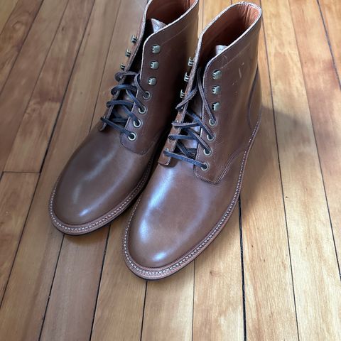 Grant Stone Diesel Boot in Horween Dune Chromexcel