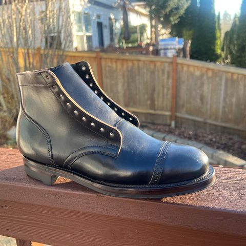 Viberg Service Boot BCT in Maryam Black Teacore Horsebutt