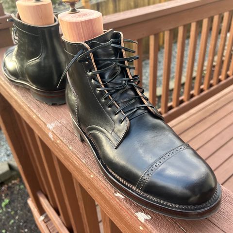 Viberg Service Boot BCT in Maryam Black Teacore Horsebutt