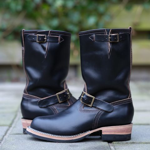 Wesco Boss Engineer Boot in Horween Black Chromexcel