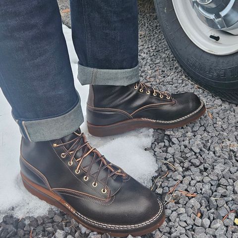 Nicks Lace To Toe in Horween Brown Waxed Flesh