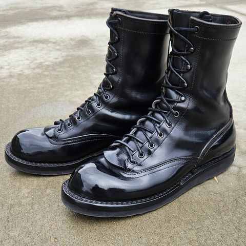 Nicks Lace To Toe in Horween Black Chromexcel