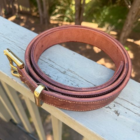 BHHB Leather Belt in Badalassi Carlo Dark Brown Pueblo & Herman Oak Bark Tanned