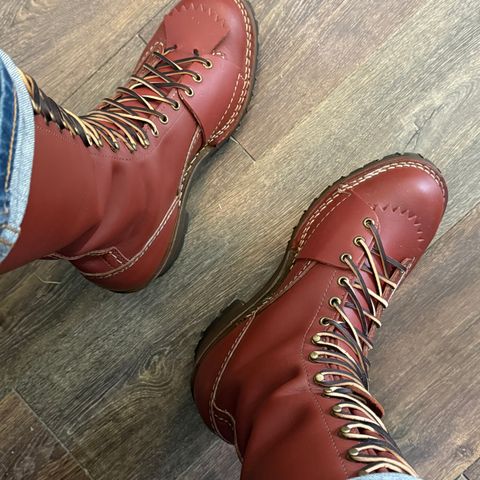 Wesco Highliner in Seidel Redwood Oil Tan