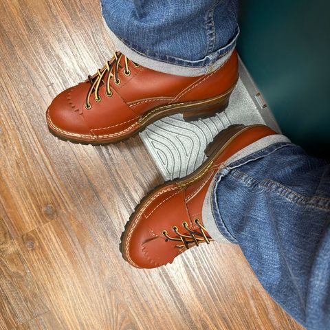 Wesco Highliner in Seidel Redwood Oil Tan