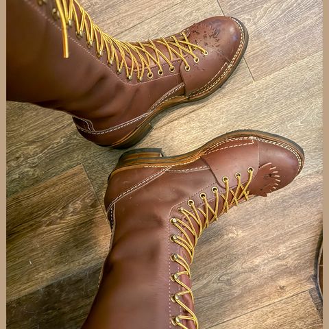 Wesco Highliner in Seidel Walnut Oil Tan