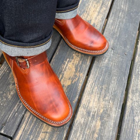 Wesco Mister Lou in Wickett & Craig Tan Oiled Latigo